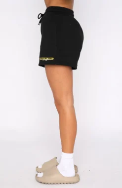 So Predictable Lounge Shorts Black -LuxeFit Shop 01.06.22 1126