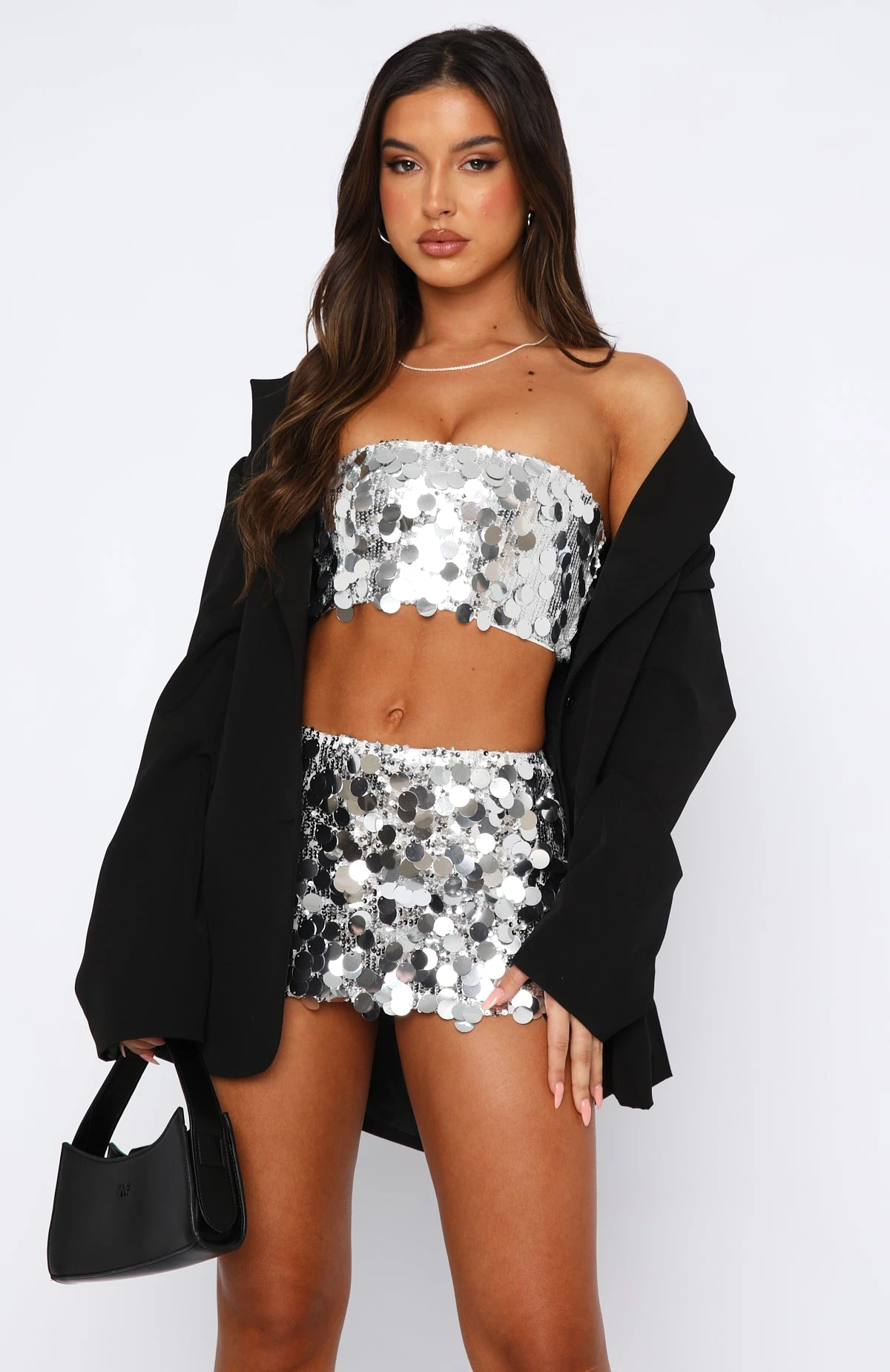 My Way Crop Silver 3 My Way Crop Silver - Image 3