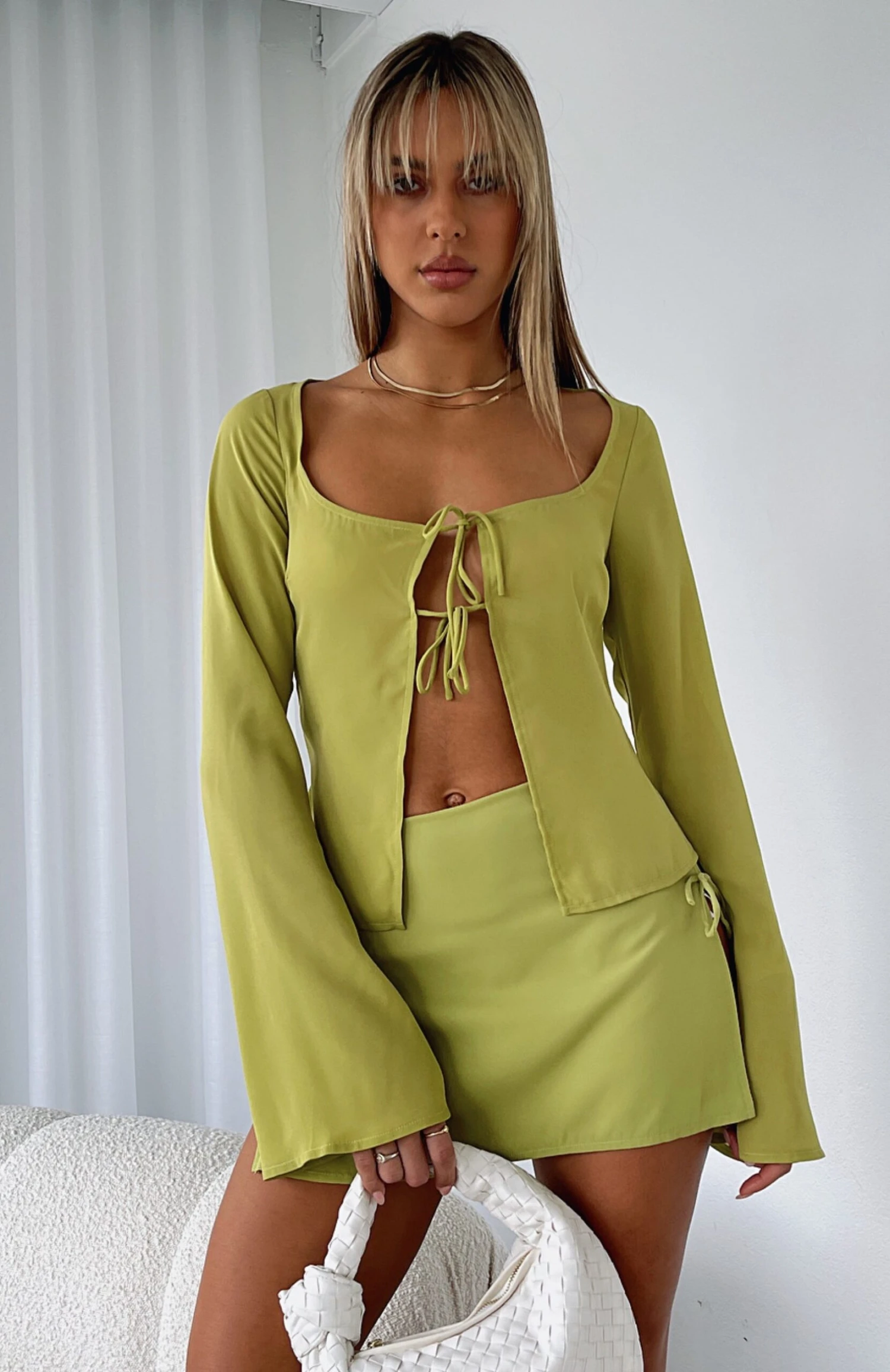 Sweet Secrets Long Sleeve Top Matcha 7 Sweet Secrets Long Sleeve Top Matcha - Image 7