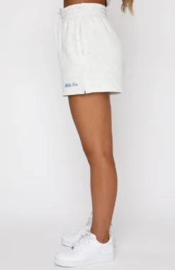 How Could I Forget Lounge Shorts Grey Marle -LuxeFit Shop 04.02.21 1742