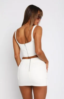Powerful Woman Bustier White -LuxeFit Shop 05.04.2323826