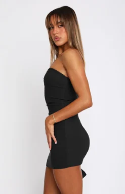 Switch Over Strapless Mini Dress Black -LuxeFit Shop 05.04.2324223 1