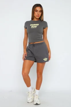 Comfort Club Lounge Shorts Stormy -LuxeFit Shop 07.07.2301072