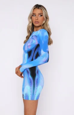 Soulmate Long Sleeve Mini Dress Milky Way 8 Soulmate Long Sleeve Mini Dress Milky Way -LuxeFit Shop 07.10.226483