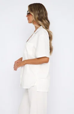 Comes In Waves Shirt White -LuxeFit Shop 08.06.2331617