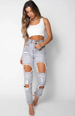 All For One Ribbed Crop White 11 All For One Ribbed Crop White -LuxeFit Shop 10.06.200825