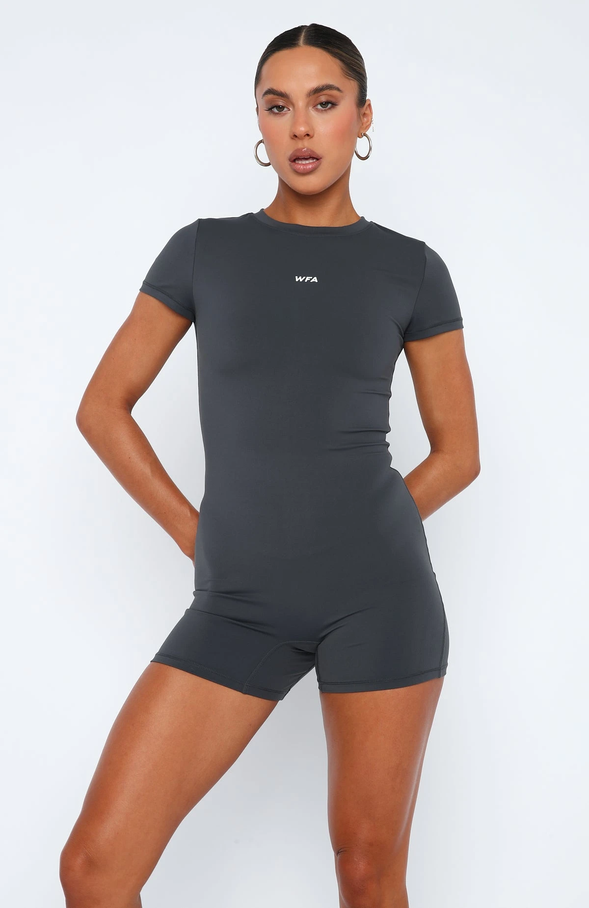 Live For The Weekend Playsuit Charcoal 2 Live For The Weekend Playsuit Charcoal - Image 2