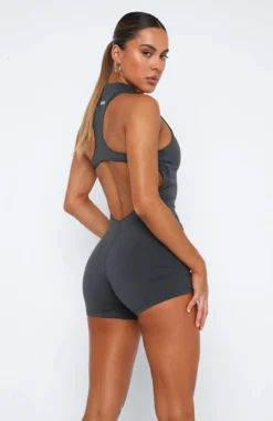 Better Than Good Playsuit Charcoal -LuxeFit Shop 11.05.2319476