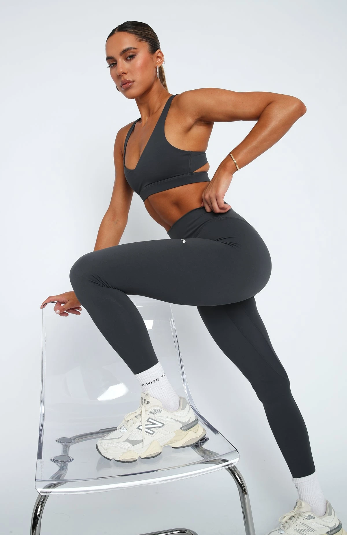 Finally There Leggings Charcoal 4 Finally There Leggings Charcoal - Image 4