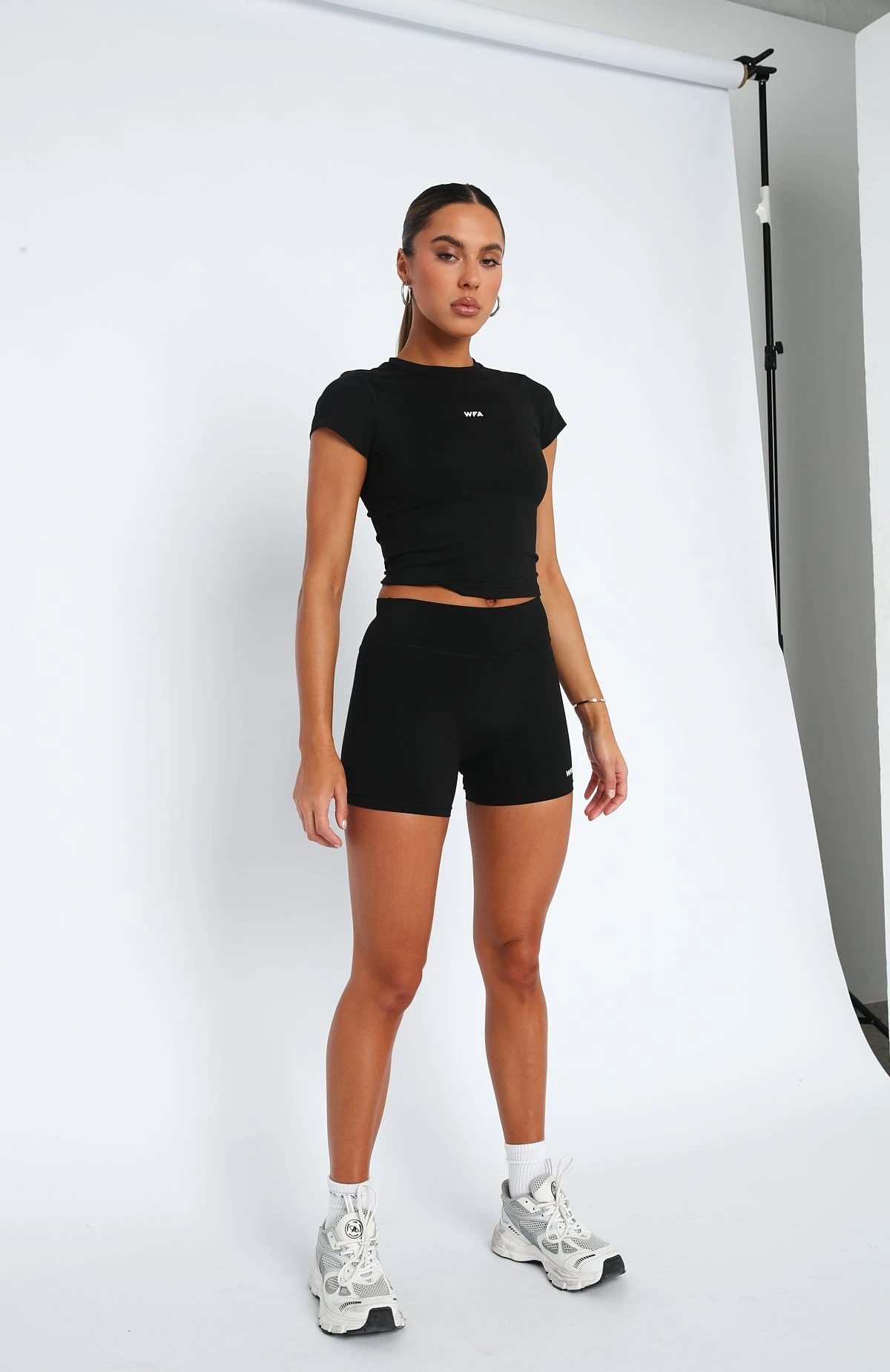Always A Winner High Waisted Shorts Black 6 Always A Winner High Waisted Shorts Black - Image 6