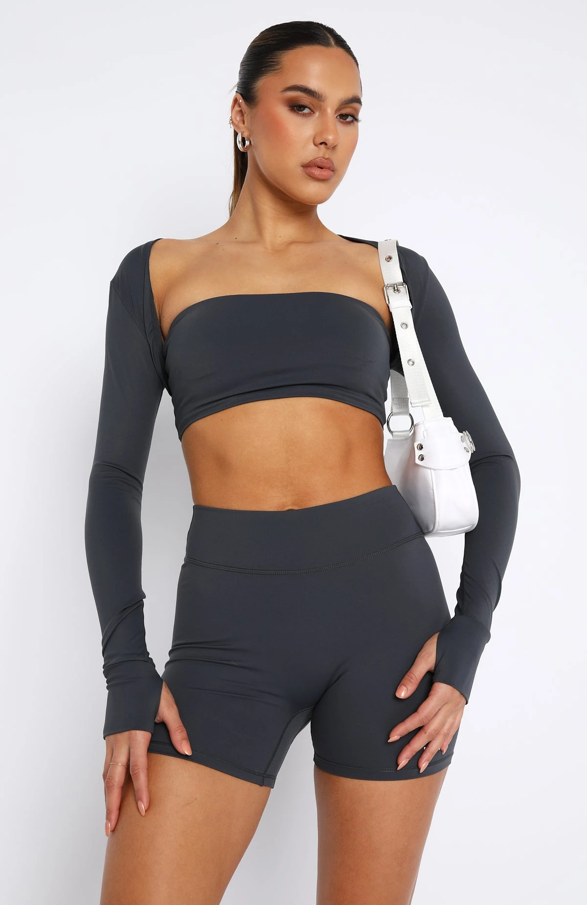 Counting Reps Bolero Charcoal 2 Counting Reps Bolero Charcoal - Image 2