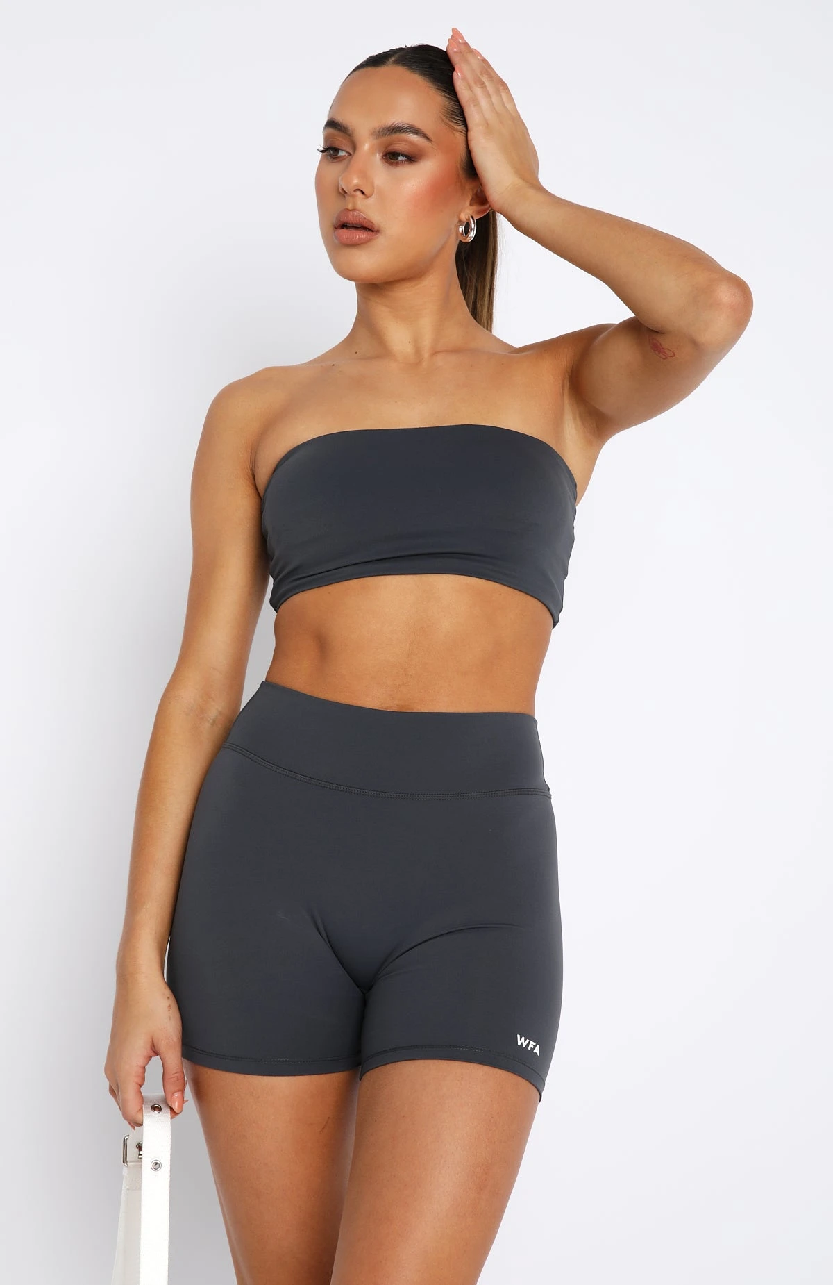 Big Flex Sports Bra Charcoal 2 Big Flex Sports Bra Charcoal - Image 2