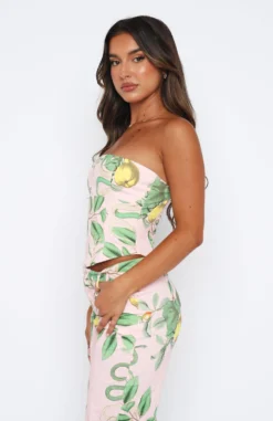 No Drama Bustier Pink Serpent -LuxeFit Shop 12.01.234686 scaled