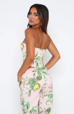 No Drama Bustier Pink Serpent -LuxeFit Shop 12.01.234690 scaled