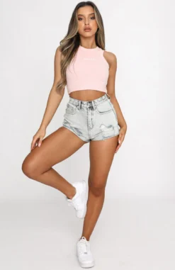 True Romance Crop Baby Pink -LuxeFit Shop 13.08.20 2200