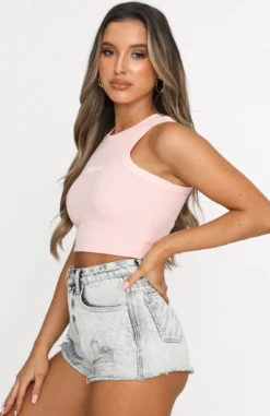 True Romance Crop Baby Pink -LuxeFit Shop 13.08.20 2211