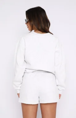 The Next Level Lounge Shorts Grey Marle -LuxeFit Shop 13.10.228220