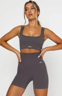 Seamless High Waisted Shorts Shadow 12 Seamless High Waisted Shorts Shadow -LuxeFit Shop 18.01.21 633