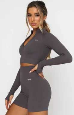 Seamless Long Sleeve Sports Crop Shadow 9 Seamless Long Sleeve Sports Crop Shadow -LuxeFit Shop 18.01.21 668