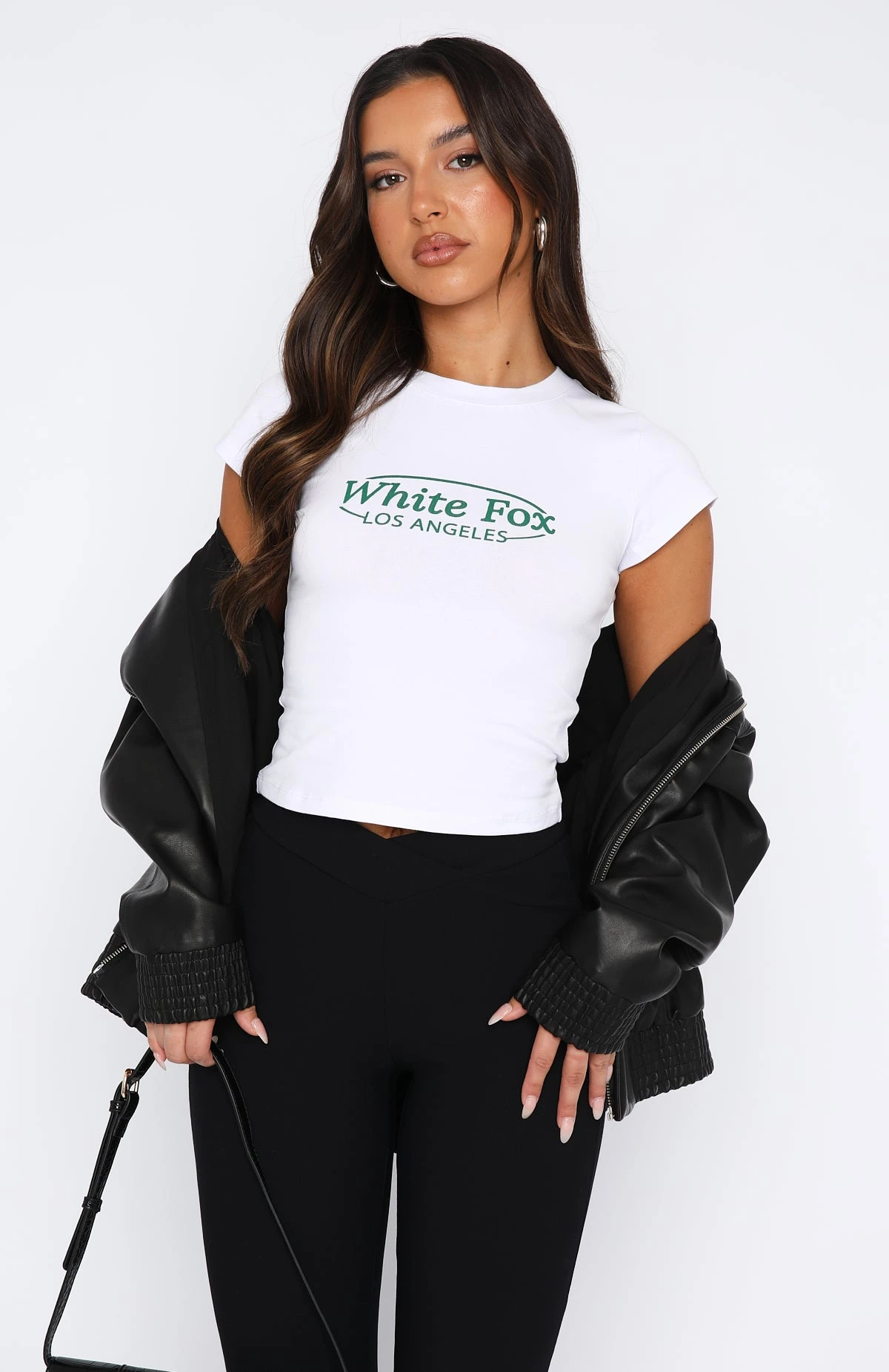 Fan Favourite Baby Tee White 2 Fan Favourite Baby Tee White - Image 2