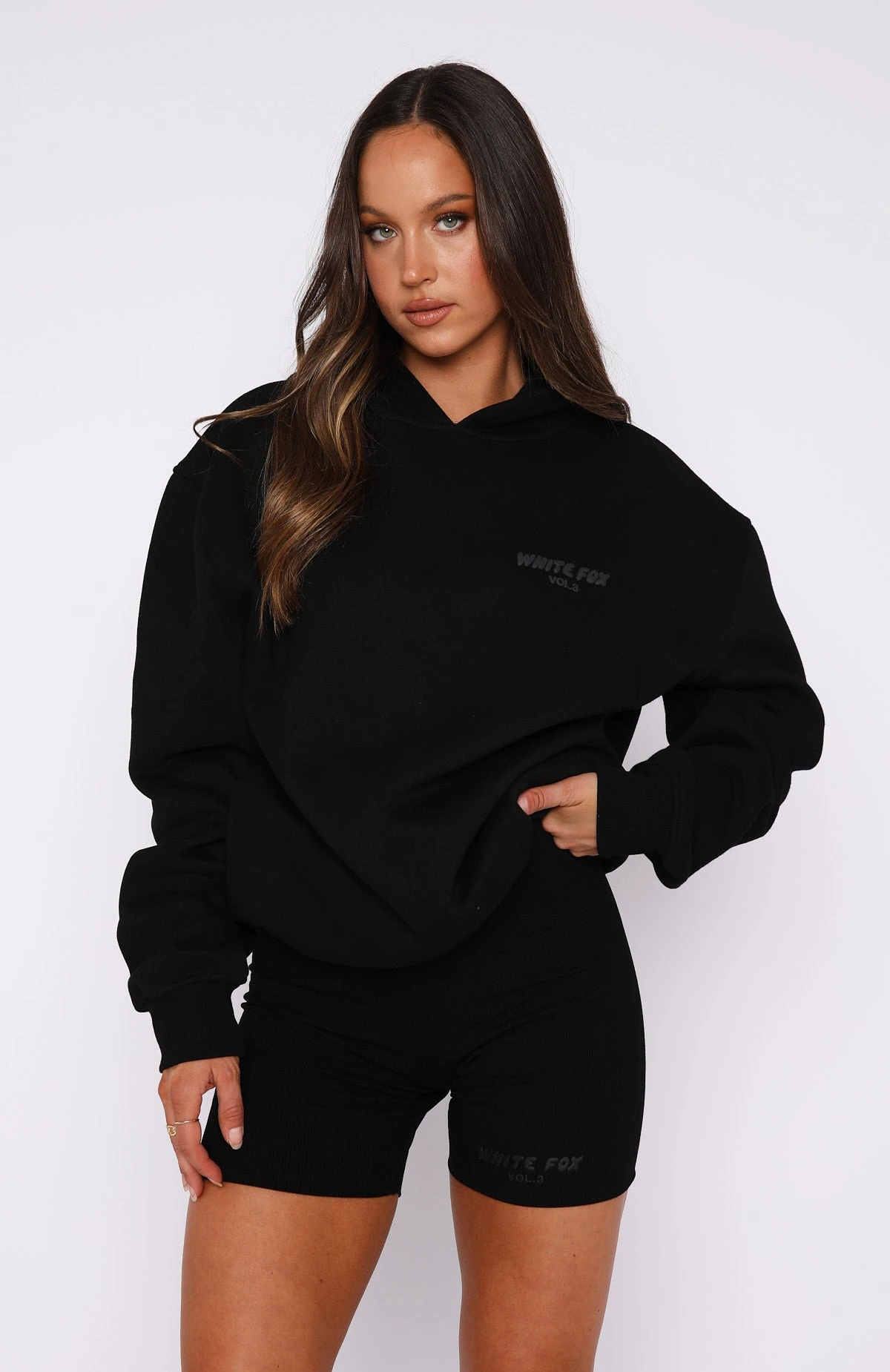 Offstage Ribbed Bike Shorts Onyx 3 Offstage Ribbed Bike Shorts Onyx - Image 3