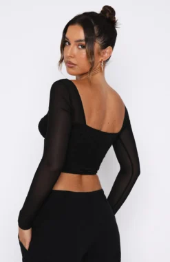 She's Magic Long Sleeve Lace Bustier Black 7 She's Magic Long Sleeve Lace Bustier Black -LuxeFit Shop 22.12.2219226