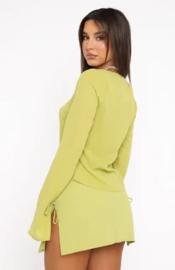 Sweet Secrets Long Sleeve Top Matcha 14 Sweet Secrets Long Sleeve Top Matcha -LuxeFit Shop 27.07.22 194