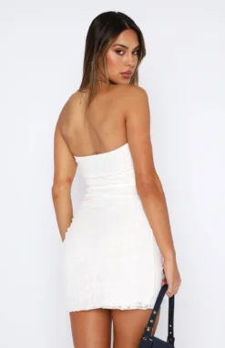 You're The One Strapless Mini Dress White 8 You're The One Strapless Mini Dress White -LuxeFit Shop 27.07.2342610