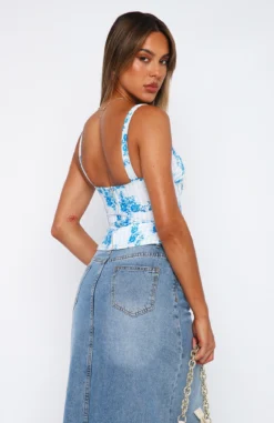 All That You Are Crop Blueberry Blossom -LuxeFit Shop 27.4.2317100