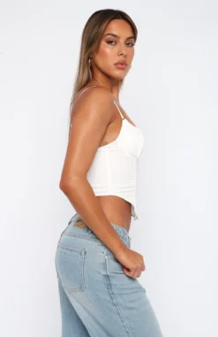 Triggered By You Bustier White 7 Triggered By You Bustier White -LuxeFit Shop 27.4.2317384