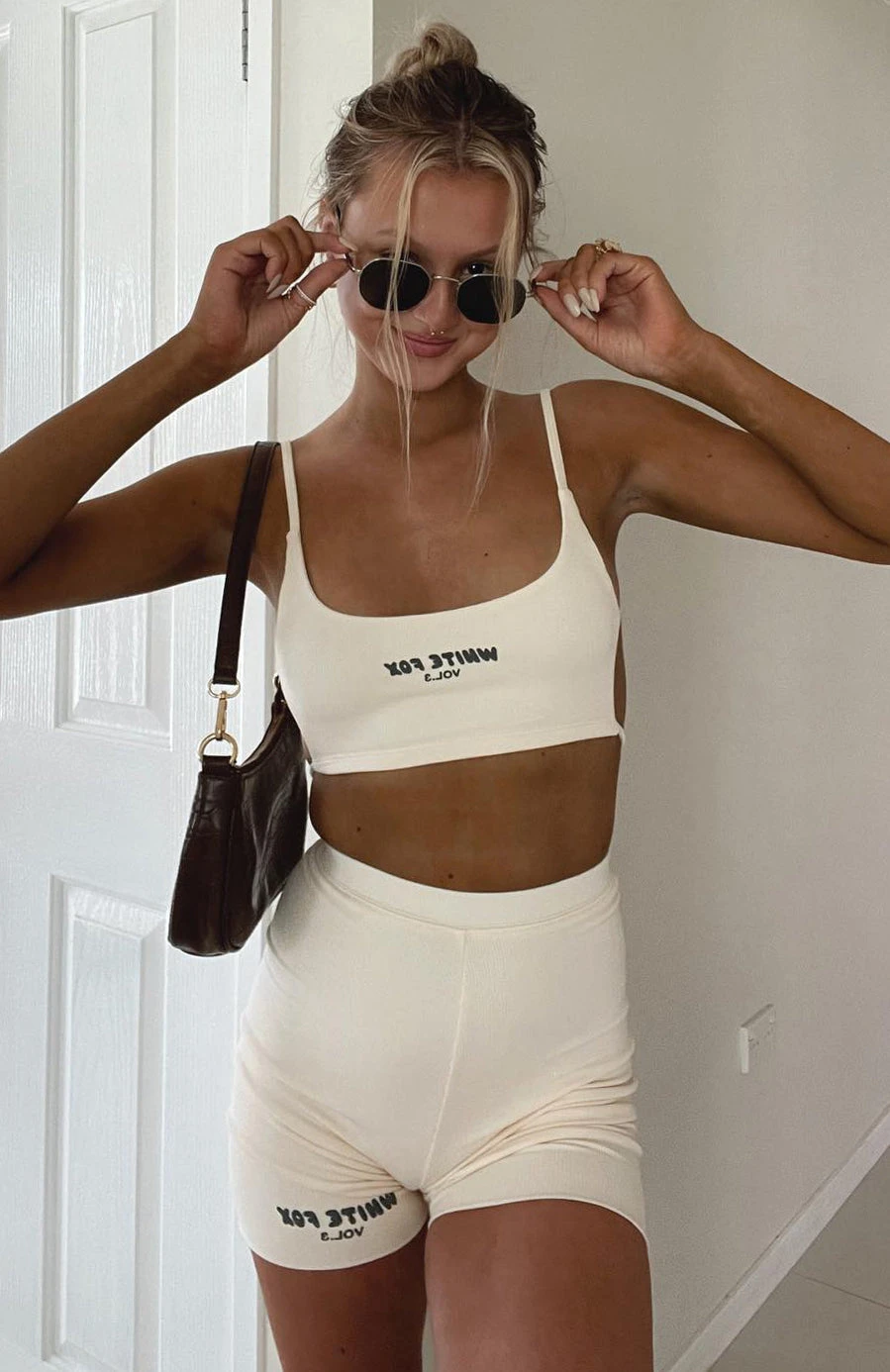 Offstage Ribbed Bike Shorts Vanilla 10 Offstage Ribbed Bike Shorts Vanilla - Image 10