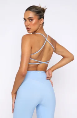 She's Healthy Sports Crop Sky Blue -LuxeFit Shop 28.04.22 1628