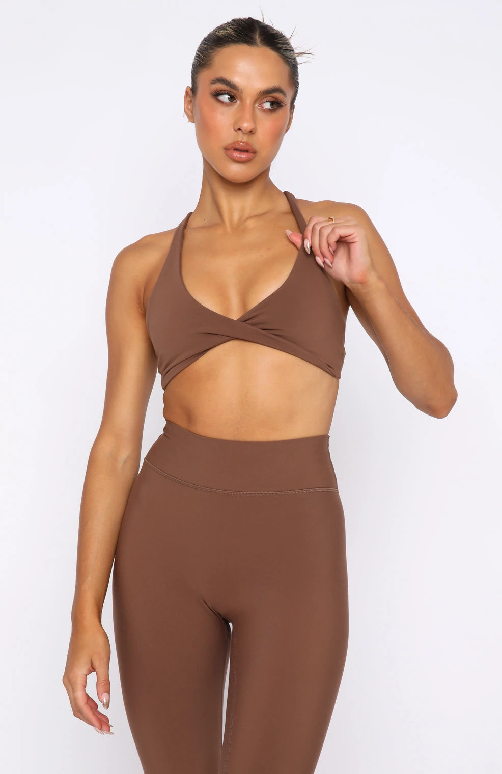 High Definition Sports Bra Chocolate 2 High Definition Sports Bra Chocolate - Image 2