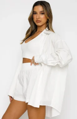 Behind The Look Shirt White 17 Behind The Look Shirt White -LuxeFit Shop 28.07.21 1771