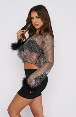 Day And Night Long Sleeve Crop Black 7 Day And Night Long Sleeve Crop Black -LuxeFit Shop 28.11.220525