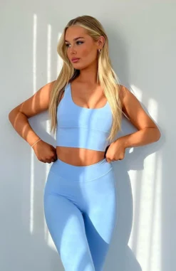 Activation Sports Crop Sky Blue