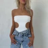 Cutting Corners Bodysuit White