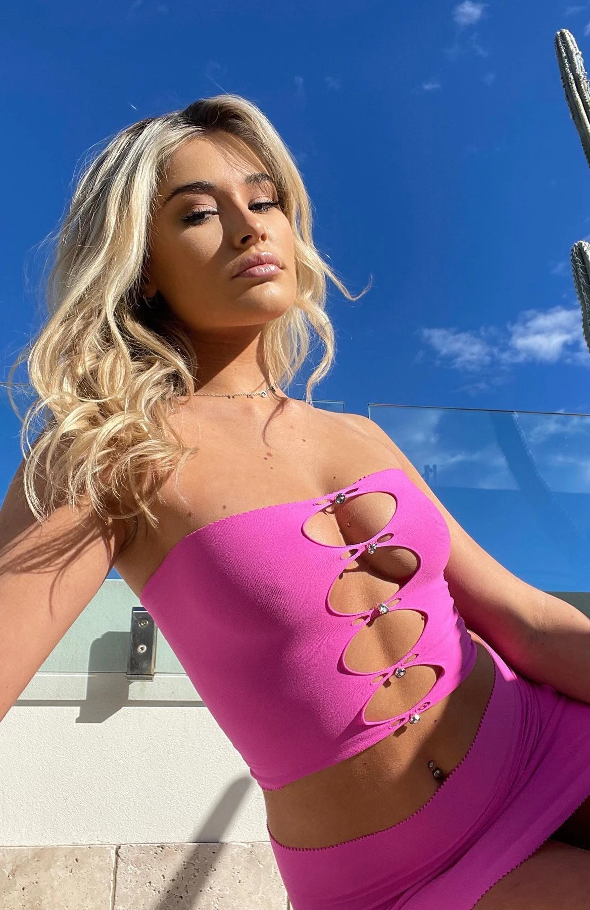 Triggered Crop Hot Pink 1 Triggered Crop Hot Pink