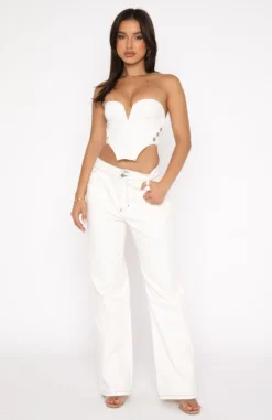 Change My Mind Bustier Off White -LuxeFit Shop 30.06.22 1311