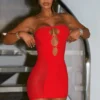 Attention Seeker Mini Dress Red