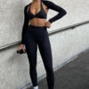 Go Getter High Waisted Leggings Black