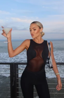 Wild For The Night Bodysuit Black -LuxeFit Shop 353619288 4630335593756998 6452491889106181306 n