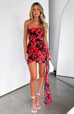 About Damn Time Mini Dress Black Wildflower -LuxeFit Shop ABOUT DAMN TIME DRESS 13.05.23 07