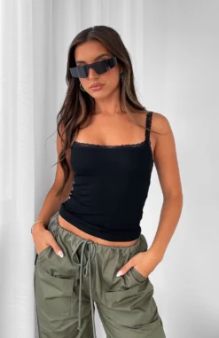 After Midnight Cami Black -LuxeFit Shop AFTER MIDNIGHT CAMI 14.03.2023 001 1