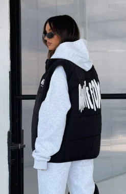 Archive 6.0 Puffer Vest Liquorice -LuxeFit Shop ARCHIVE 6.0 PUFFER VEST HOODIE SWEATPANTS HAZE 05.04.23 02