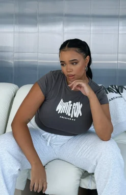 Archive 6.0 Baby Tee Ash -LuxeFit Shop ARCHIVE 6.0 SWEATPANTS HAZE BABY TEE ASH 05.04.23 03