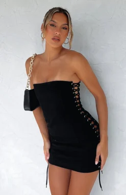 Call Me Baby Mini Dress Black -LuxeFit Shop CALL ME BABY MINI DRESS 211222 12 scaled