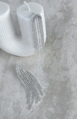 Chloe Chandelier Earrings Silver -LuxeFit Shop CHLOE EARRING 31.1.23 001