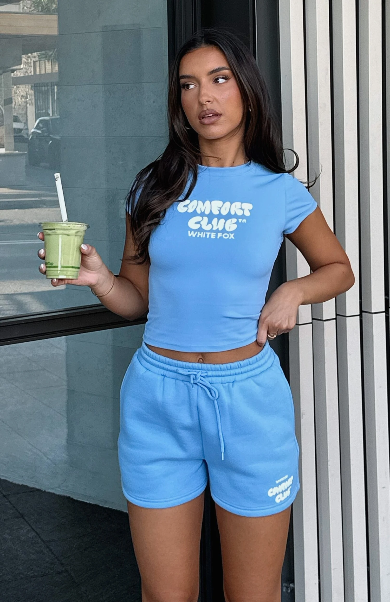 Comfort Club Lounge Shorts Blissful Blue 6 Comfort Club Lounge Shorts Blissful Blue - Image 6