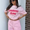 Comfort Club Oversized Tee Bon Bon